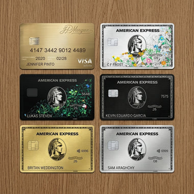 Pack of 6 Custom Metal cards - Premium Stainless Steel Laser Engraved Luxury Card | Personalized Metal Card 2026