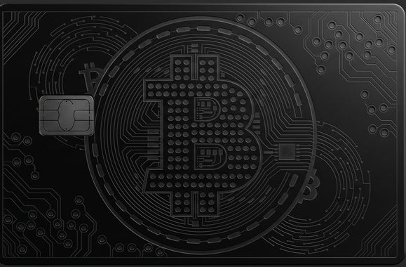Custom Black Bitcoin Collector Metal Card – Premium Stainless Steel Crypto Inspired Card 2026