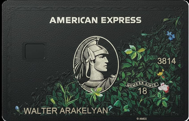 Custom Black Floral Metal Card – Luxury Stainless Steel Laser